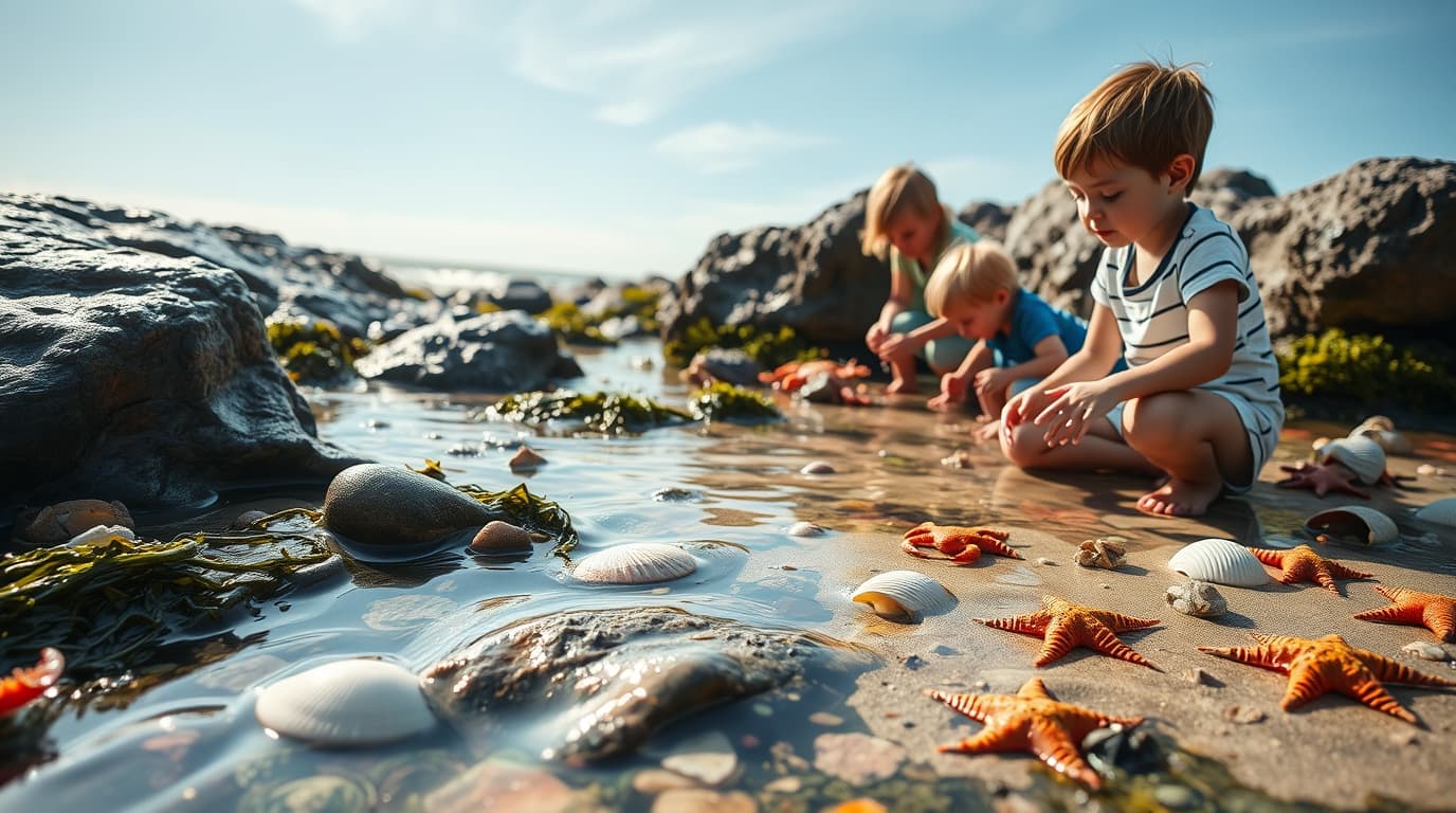 Initiation à la pêche à pied pour les enfants
